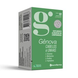 Gênova Cabelos e Unhas Com 60 Comprimidos Eurofarma