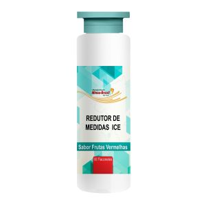 Redutor de Medidas Ice Shot Sabor Frutas Vermelhas Com 60 Flaconetes