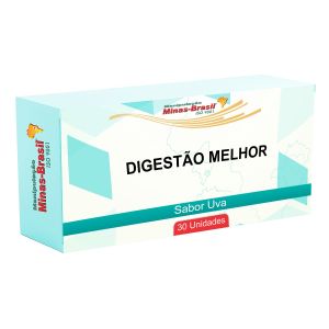 Bala de Goma Digestiva Com Lactase Sabor Uva 30 Unidades