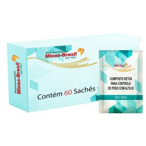 Sachê Detox Para Controle de Peso Com Altilix 100Mg Com 60 Sachês
