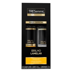 Kit Tresemmé Brilho Lamelar Shampoo 350ml Com Condicionador 175ml