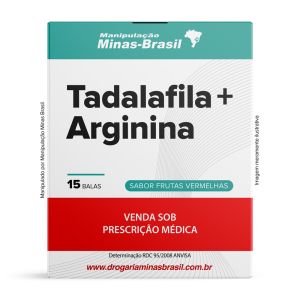 Tadalafila 5mg Com Arginina 500mg Com 15 Balas De Goma Sabor Frutas Vermelhas
