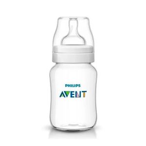 Mamadeira Anti-Colic Transparente Com Válvula Anticólica Nº 2 Com 1 Unidade 260ml Avent Philips