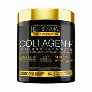 Collagen Plus Sabor Abacaxi Com Hortelã 264g Belíssima
