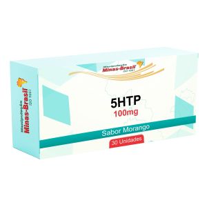 Bala De Goma Relax Com 5HTP Sabor Morango Com 30 Unidades