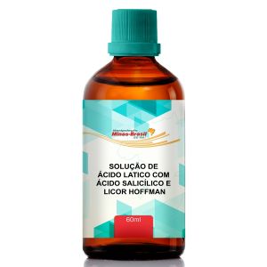 Solução de Ácido Latico Com Ácido Salicílico e Licor Hoffman Com 60Ml