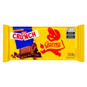 Chocolate Garoto Crunch Tablete 80g