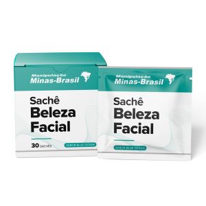 Sachê Beleza Facial Sabor Blue Ocean Com 30 Sachês