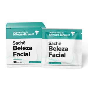 Sachê Beleza Facial Sabor Morango Com 30 Sachês