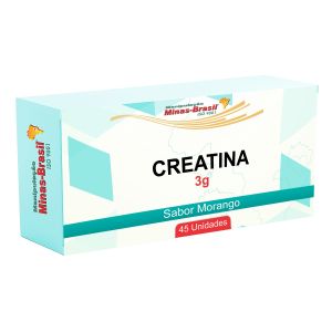 Bala de Goma de Creatina Gummy 3G Sabor Morango Com 45 Unidades