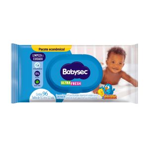 Lenço Umedecido Babysec Ultra Fresh Com 96 Unidades