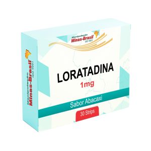 Strips Oral Orodispersível de Loratadina 1Mg Com 30 Unidades Sabor Abacaxi