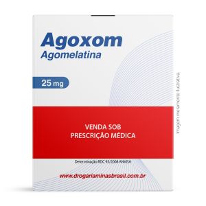 Agoxom Agomelatina 25mg Com 28 Comprimidos Servier
