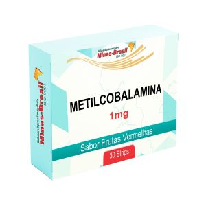 Strips Oral Orodispersível de Metilcobalamina 1Mg 30 Unidades Sabor Frutas Vermelhas