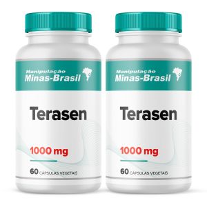 Kit Com 2 Potes Terasen 1000Mg Com 60 Cápsulas Vegetal