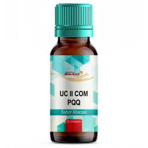 Pastilhas UC II Com Pqq Sabor Abacaxi Com 60 Unidades