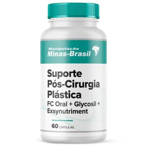 Suporte Pós Cirurgia Plástica FC Oral + Glycosil + Exsynutriment 60 Cápsulas