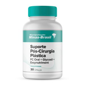 Suporte Pós Cirurgia Plástica FC Oral + Glycosil + Exsynutriment 30 Cápsulas