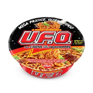 Macarrão Instântaneo Nissin Yakissoba U.F.O. Sabor Carne Com Molho Japonês