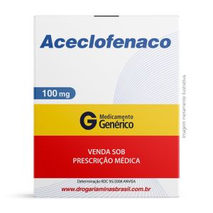 Aceclofenaco 100mg Com 12 Comprimidos Genérico Cimed