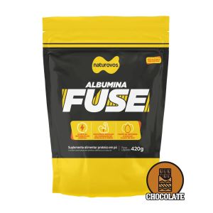 Albumina Naturovos Fuse Sabor Chocolate Com 420g