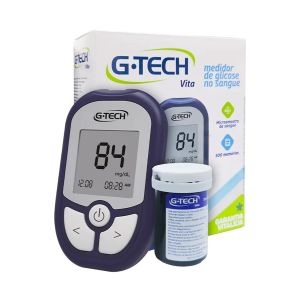 Kit Medidor de Glicose G-Tech Vita