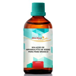 Solução de Hipossulfito de Sódio Para Pano Branco Com 500Ml