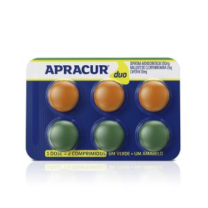 Apracur Duo Com 6 Comprimidos