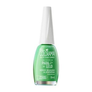 Esmalte Colorama Universo Paralelo Verde Invasão Alienígena Cremoso Com 8Ml