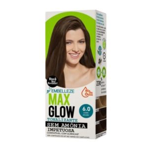 Tonalizante Vegano Embelleze Max Glow Impetuosa Louro Escuro 6.0 Sem Amônia