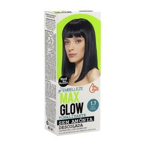 Tonalizante Vegano Embelleze Max Glow Descolada Preto Azulado 1.7 Sem Amônia