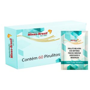 Pirulito Melhora dos Sintomas Físicos e Mentais Associados À Menopausa Sabor Frutas Vermelhas Com 60 Unidades
