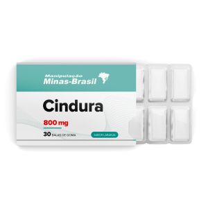 Cindura 800Mg Com 30 Balas de Gomas Sabor Laranja