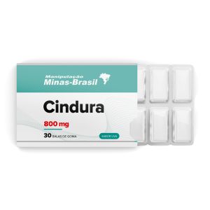 Cindura 800Mg Com 30 Balas de Gomas Sabor Uva