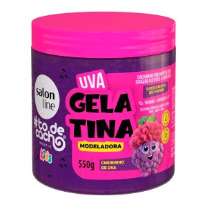 Gelatina Modeladora Cheirinho De Uva #todecacho Kids 550g Salon Line