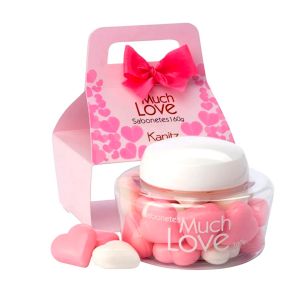 Sabonete Much Love Mini Coração Pink 160g Kanitz