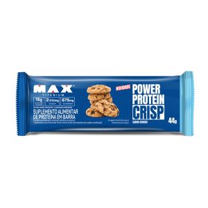 Power Protein Crisp Sabor Cookies Com 44G Max Titanium