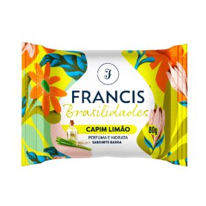 Sabonete em Barra Francis Brasilidades Capim Limão Com 80g