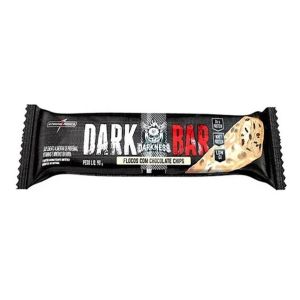 Barra de Proteína Dark Bar Sabor Flocos Com Chocolate Chips Com 90g Integralmédica