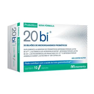 Probiótico 20 BI Com 10 Cápsulas Momenta