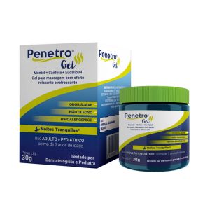 Penetro Gel para Massagem Relaxante e Refrescante Com 30g Megalabs