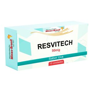 Bala de Goma Resvitech Resveratrol Revestido Sabor Uva 15 Unidades