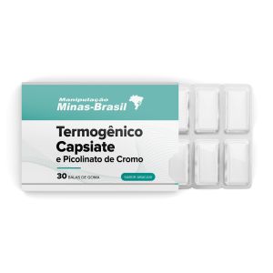 Termogênico Com Capsiate E Picolinato de Cromo Com 30 Balas De Gomas Sabor Abacaxi