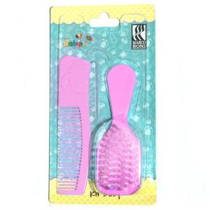 Kit Baby Escova E Pente Marco Boni Ref:0602B