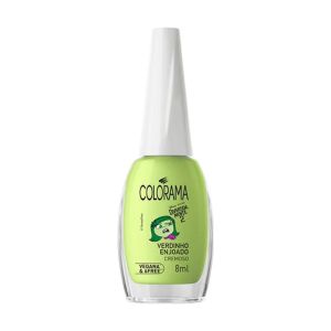 Esmalte Cremoso Divertida Mente 2 Verdinho Enjoado Com 8Ml Colorama