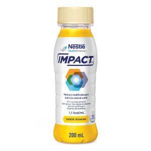 Nutrição Enteral E Oral Impact Banana 200ml Nestle