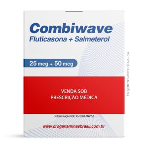 Combiwave Salmeterol 25mcg e Propionato de Fluticasona 50mcg Com 120 Doses Glenmark
