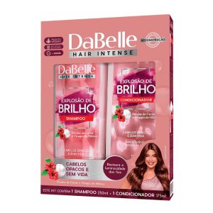 Kit DaBelle Hair Intense Explosão de Brilho Shampoo 250ml e Condicionador 175ml