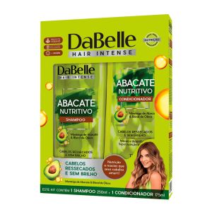 Kit DaBelle Hair Intense Abacate Nutritivo Shampoo 250ml e Condicionador 175ml