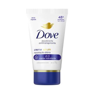 Desodorante Antitranspirante Dove Creme Sérum 48h Vitamina E Hidratante 50g